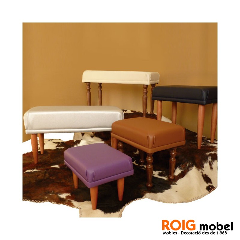 7.1 Poufs y Banquetas